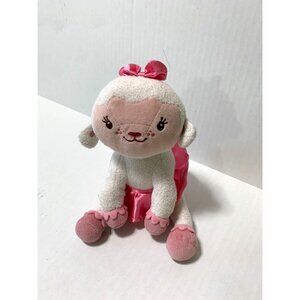 Disney Doc McStuffins Plush Lambie the Lamb Stuffed Doll Toy 7 in Tall Seated